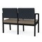 Lesro Lenox 2 Seat Tandem Seating W/ Arm, 43.5 in W 24.5 in L 32 in H LS2103 - alternate 3